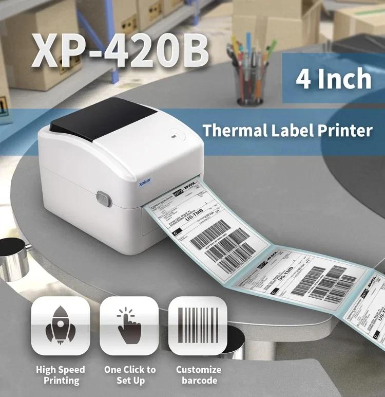 Xprinter XP-420B USB   ,  115mm ڵ ,  QR ڵ, eŶ ͽ , 4 ġ